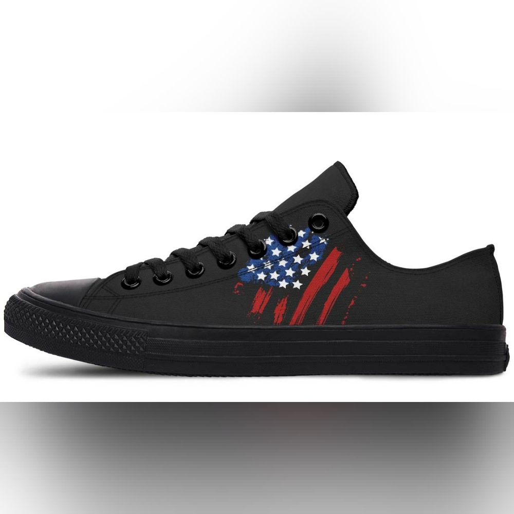 RAAD USA Splatter Flag Low Top Shoes